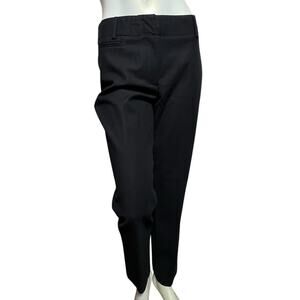 Talbots Newport Black Dress Pants Size 6 Classic Straight Leg Career Trousers